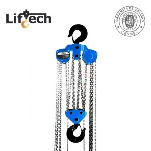 TECLE MANUAL DE CADENA | Marca LIFTECH– Modelo HSZK Capacidad 10.000Kg a 20.000Kg